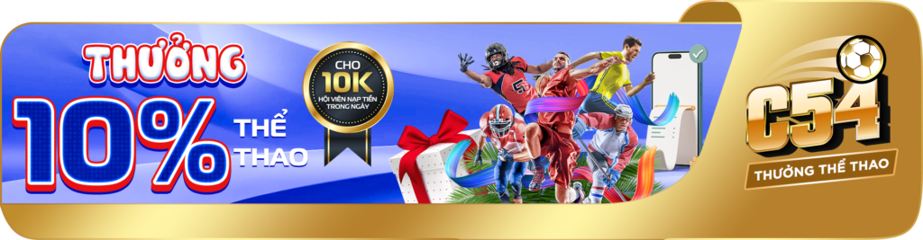 TẶNG 10% THỂ THAO CHO 10K HỘI VIÊN TRONG NGÀY