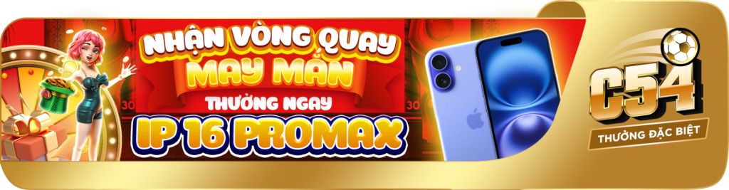 VÒNG QUAY MAY MẮN TẶNG THƯỞNG IPHONE 16 PRO MAX